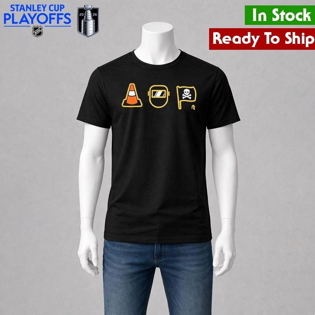 Pirates Traffic Cone 3 Icons Shirt Unisex , , , Long Sleeve Tee