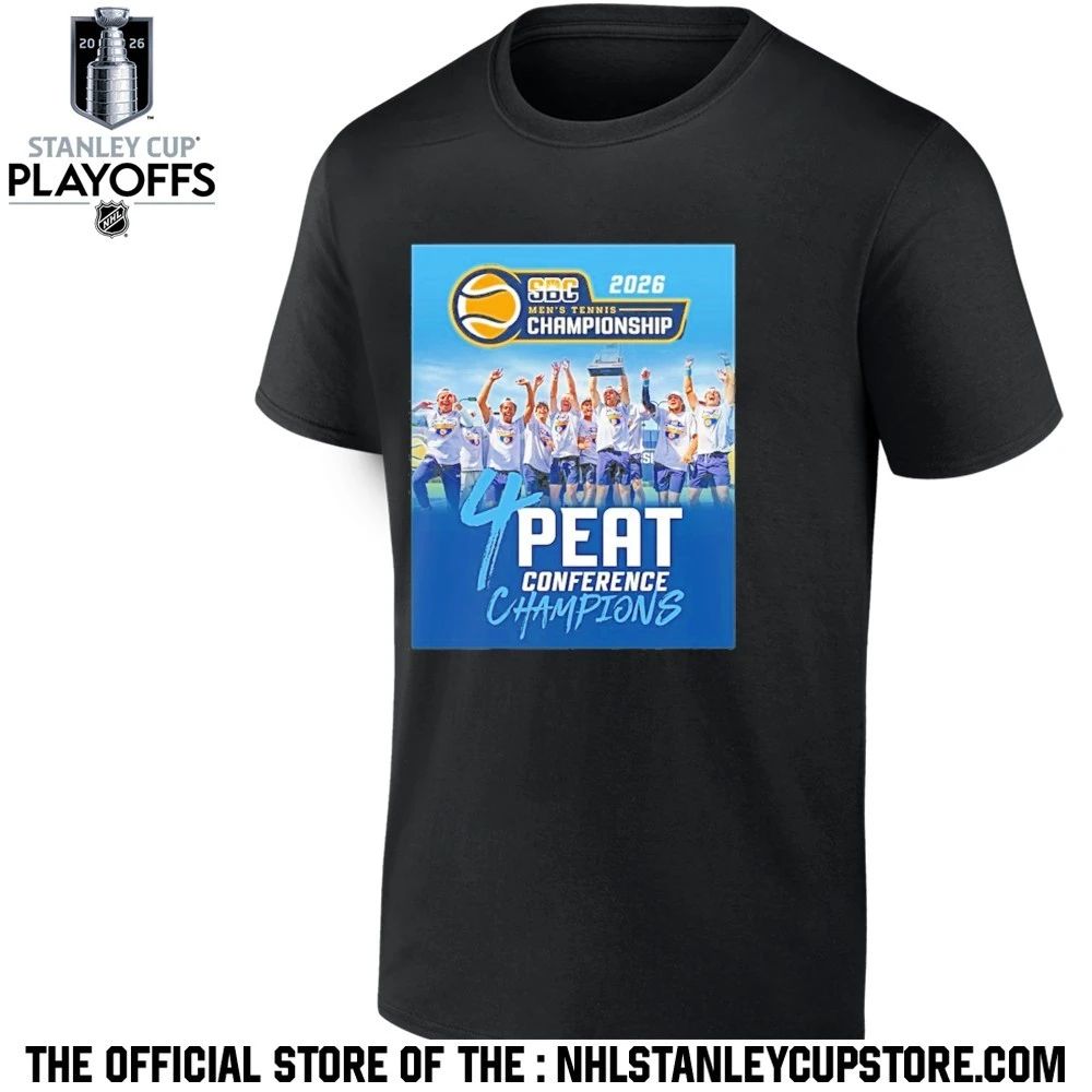 Old Dominion Mens Tennis 2026 Sbc Championship 4 Peat Conference Champions Shirt Unisex , , , Long Sleeve Tee