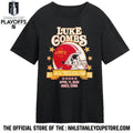 Luke Combs Ames Iowa 2026 Exclusive Tour Merch Tee At Jack Trice Stadium April 11 2026 Iowa State Cyclones Helmet Shirt