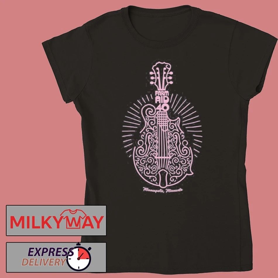 Farm Aid 40 Mandolin Unisex , , , Long Sleeve Tee
