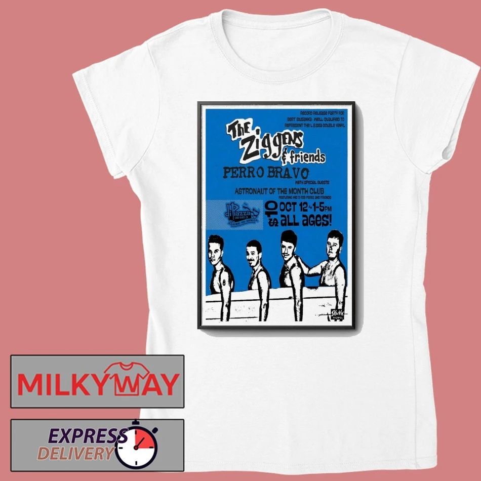The Ziggens And Friends Oct 12 2025 DiPiazza’s In Long Beach CA Poster shirt Unisex , , , Long Sleeve Tee