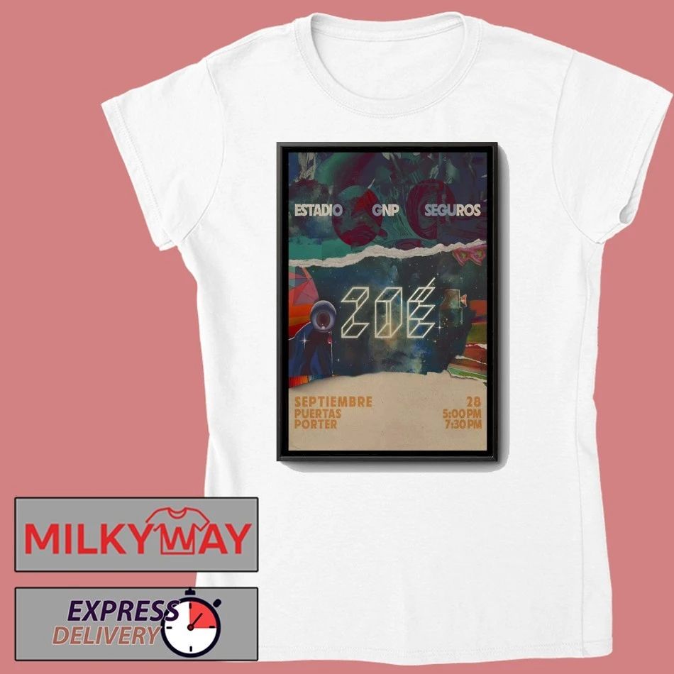 ZOÉ Sep 28 2025 Estadio GNP Seguros Mexico City Poster shirt Unisex , , , Long Sleeve Tee
