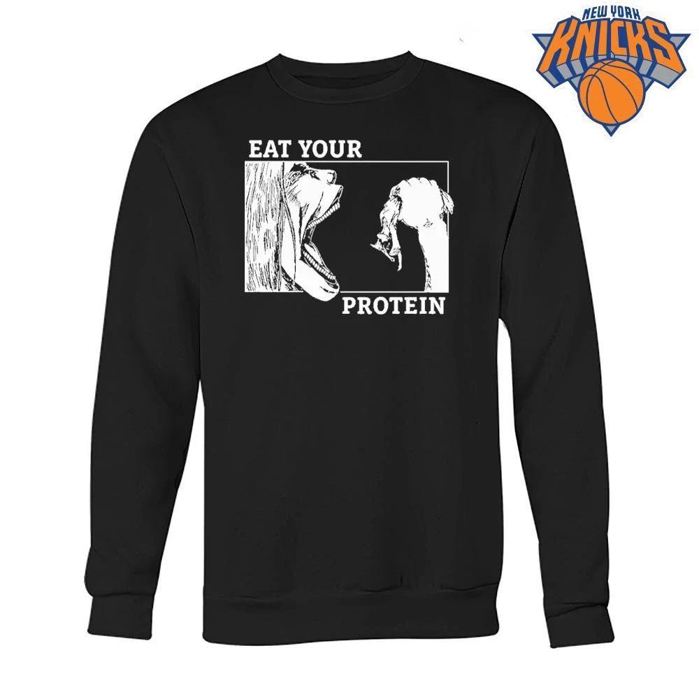 Attack on Titan Eat Your Protein Eren Jaeger Titan Gym Shirt