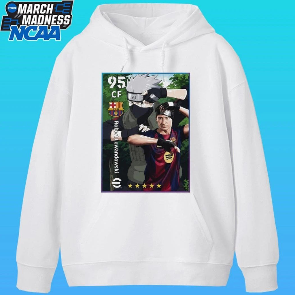 Efootball Game Lewandowski X Kakashi Card 2026 Shirt Unisex , , , Long Sleeve Tee