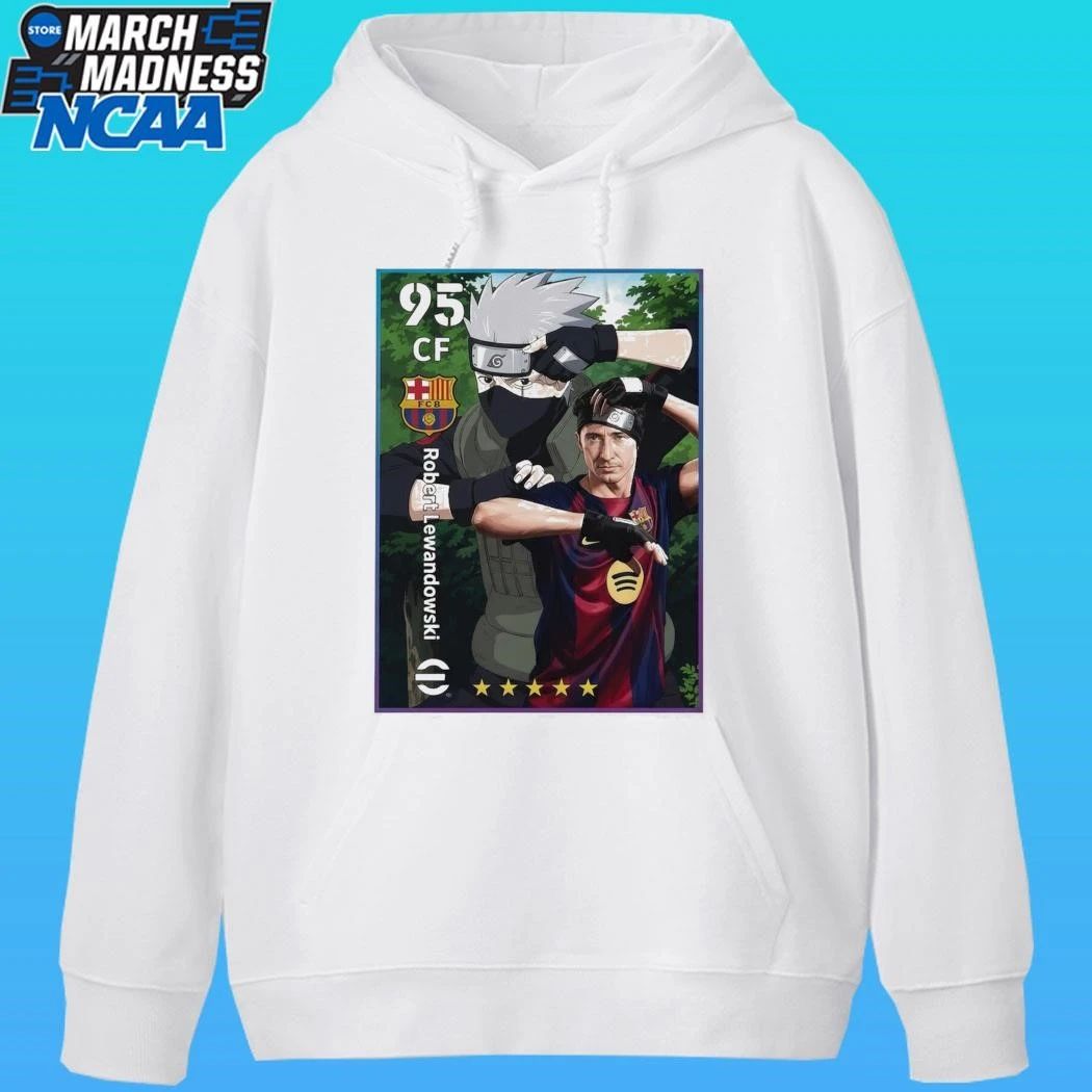 Efootball Game Lewandowski X Kakashi Card 2026 Shirt Unisex , , , Long Sleeve Tee