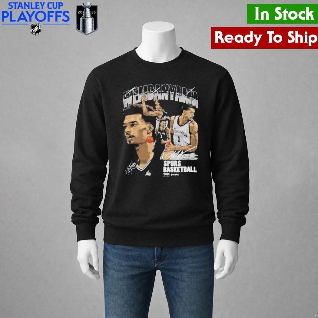 Victor Wembanyama San Antonio Basketball Collage Pro Shirt Unisex , , , Long Sleeve Tee