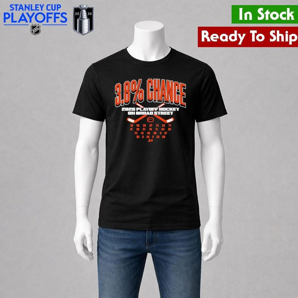 Philadelphia Hockey 3.8% Chance Shirt Unisex , , , Long Sleeve Tee