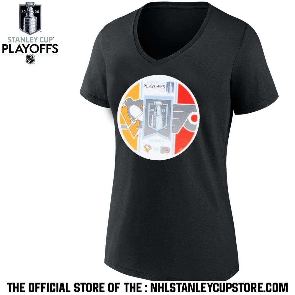 Pittsburgh Penguins vs Philadelphia Flyers 2026 Stanley Cup Playoffs Round One Shirt Unisex , , , Long Sleeve Tee