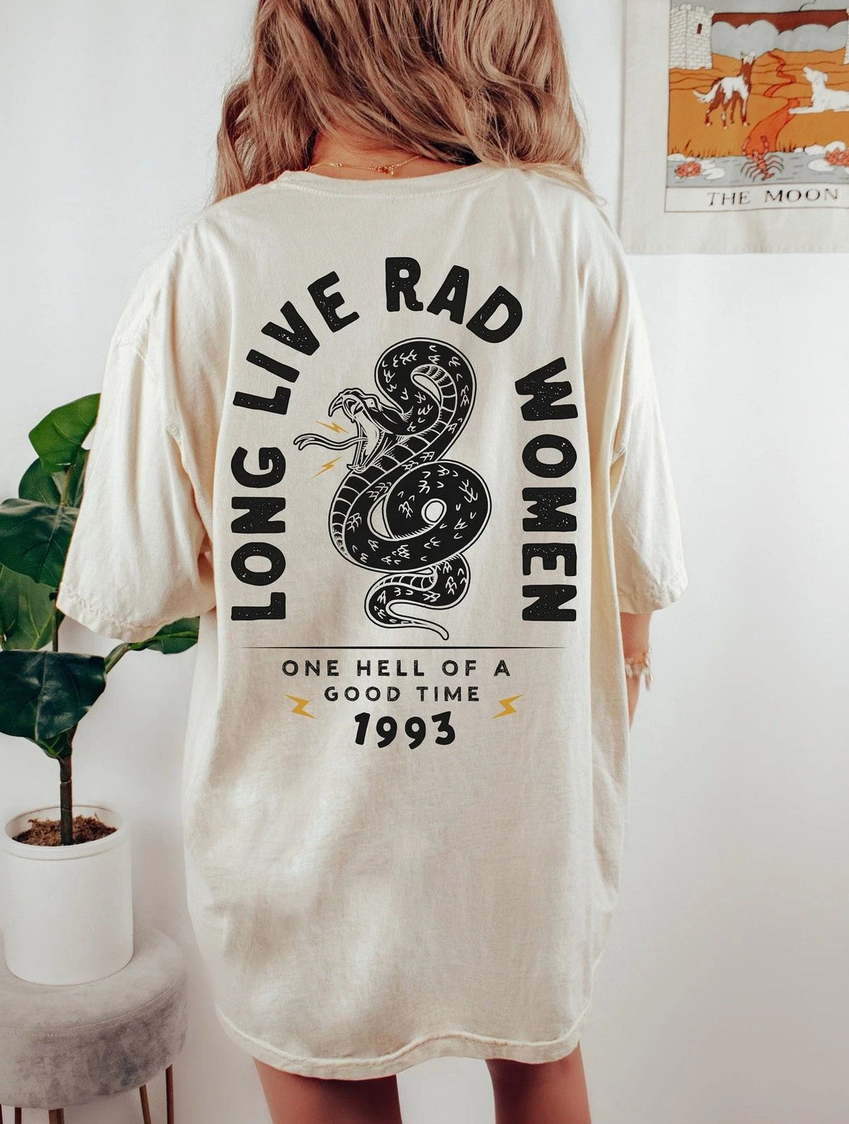 Long Live Rad Women Tee, Boho Snake Tee Tee, Tee, Vintage Inspire Unisex , , , Long Sleeve Tee