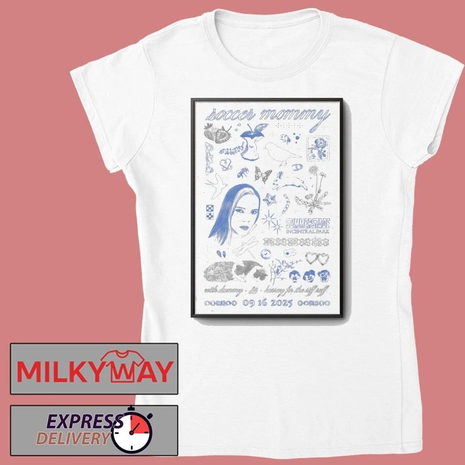 Soccer Mommy Sep 16 2025 SummerStage in Central Park New York NY Poster shirt Unisex , , , Long Sleeve Tee