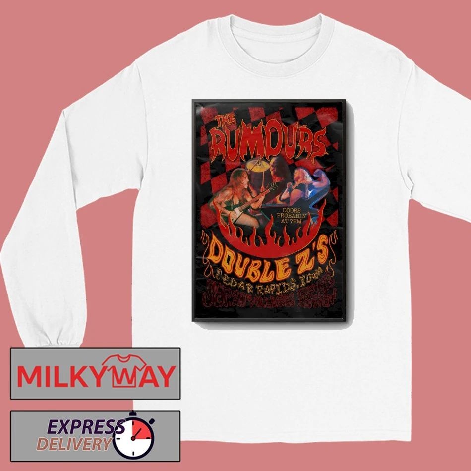 The Rumours Double Z’S In Cedar Rapids Iowa September 20 2025 Poster shirt Unisex , , , Long Sleeve Tee