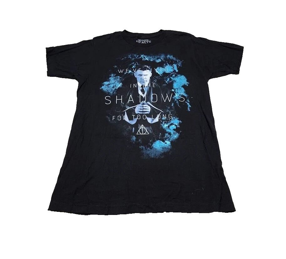 Fantastic Beasts & Where to Find Them T Shirt Size Medium Unisex Black Graphics Unisex , , , Long Sleeve Tee