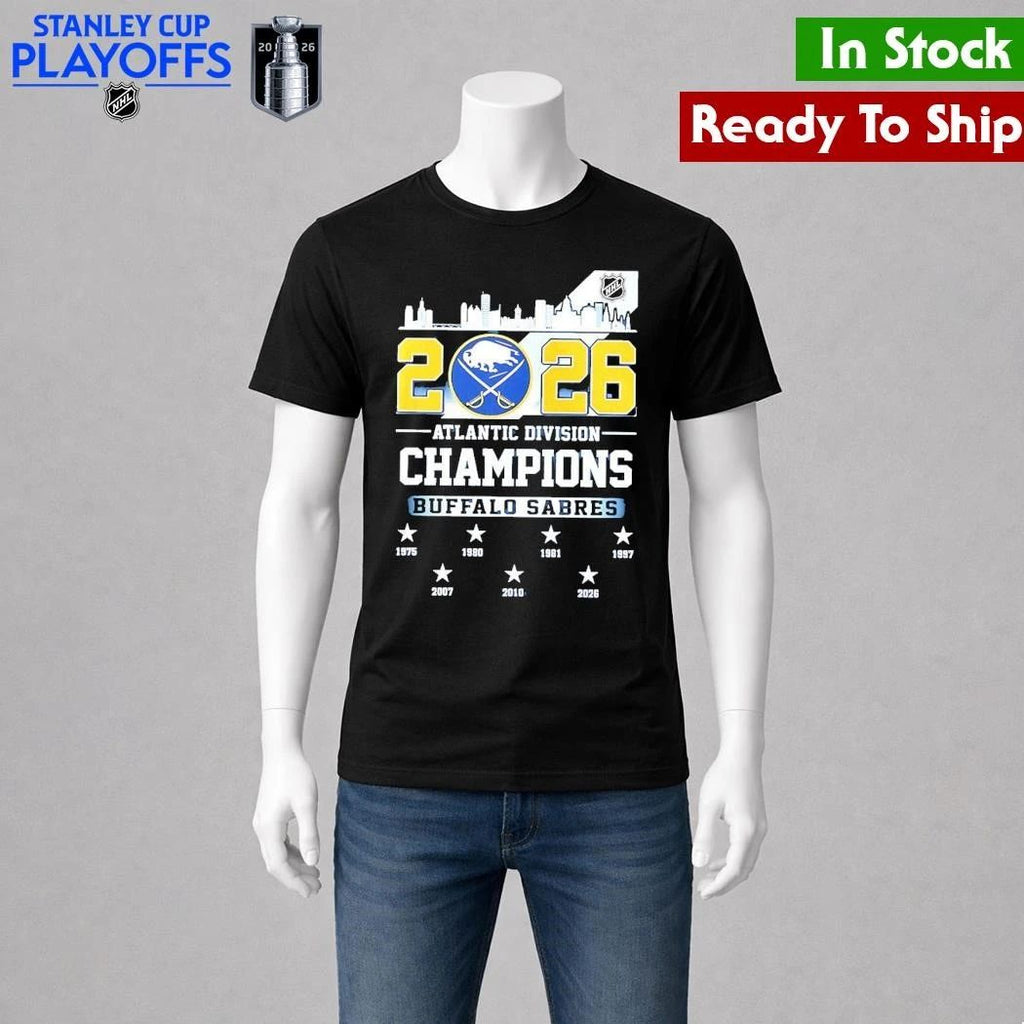 Atlantic Division Champions Buffalo Sabres Shirt Unisex , , , Long Sleeve Tee
