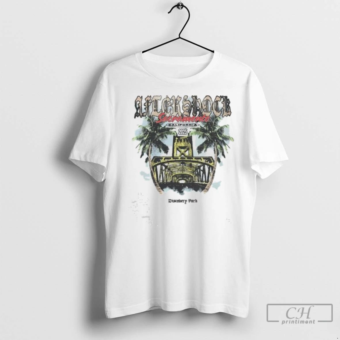 Premium Aftershock Festival The Crossing White Ladies Unisex , , , Long Sleeve Tee