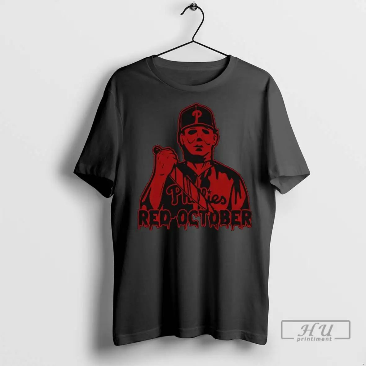 Officials The Hunt For Red October Philadelphia Phillies Mlb Baseball Halloween T Shirts Unisex , , , Long Sleeve Tee