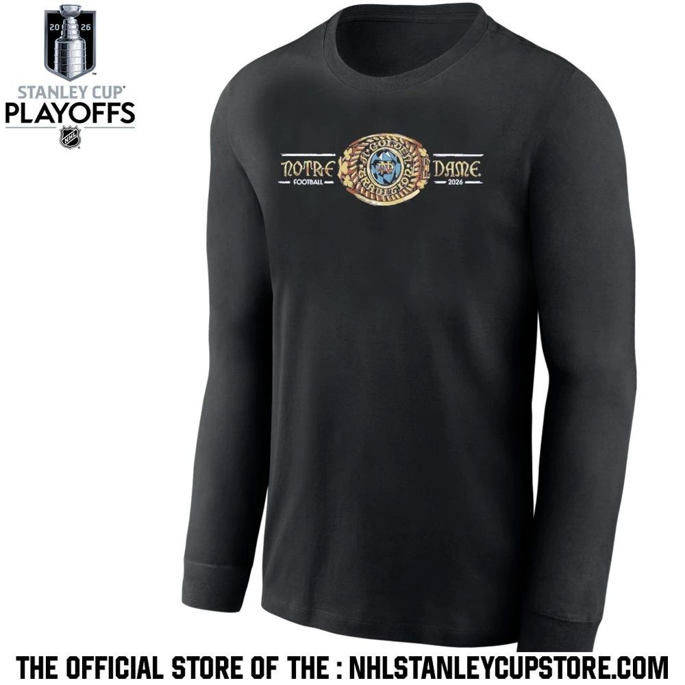 League Collegiate Wear Navy Notre Dame Fighting Irish The Shirt Unisex , , , Long Sleeve Tee