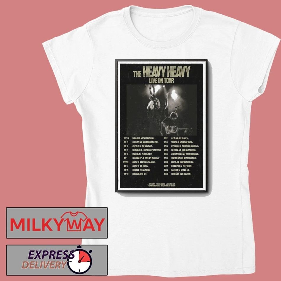 The Heavy Heavy 2025 Tour Poster shirt Unisex , , , Long Sleeve Tee