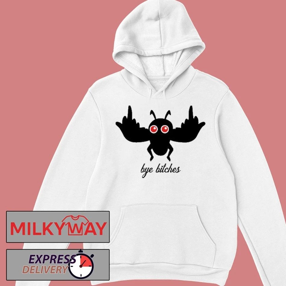 MFM Mothman Bye Bitches shirt Unisex , , , Long Sleeve Tee