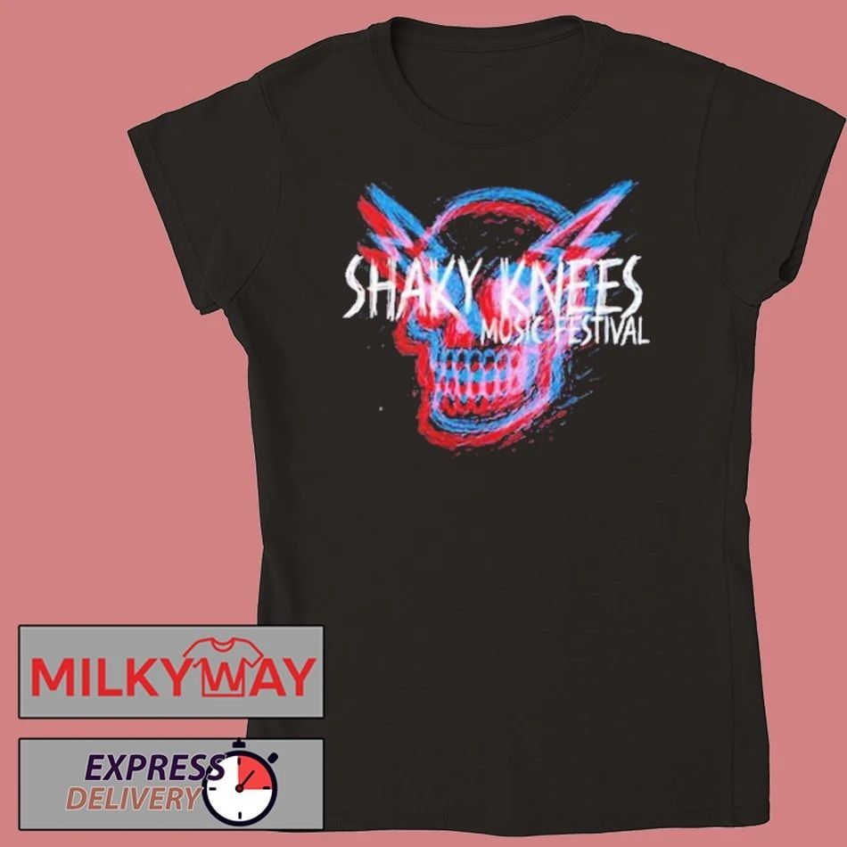 Shaky Knees Festival Shockwave Skull Lineup Tee September 19 21 2025 In Piedmont Park Atlanta shirt
