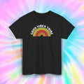 Good Vibes Tribe Vintage Rainbow Boho Aesthetic Tee S-5XL Unisex , , , Long Sleeve Tee