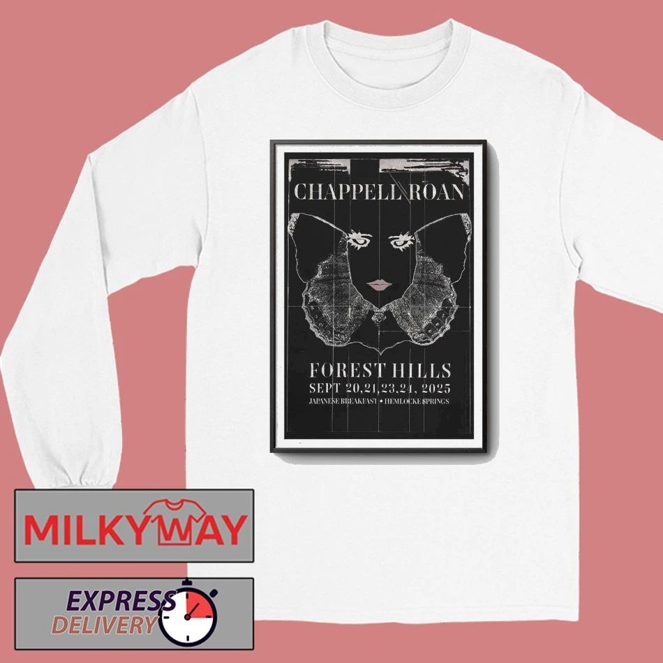 Chappell Roan Tour New York, NY 09.24.2025 Poster shirt Unisex , , , Long Sleeve Tee