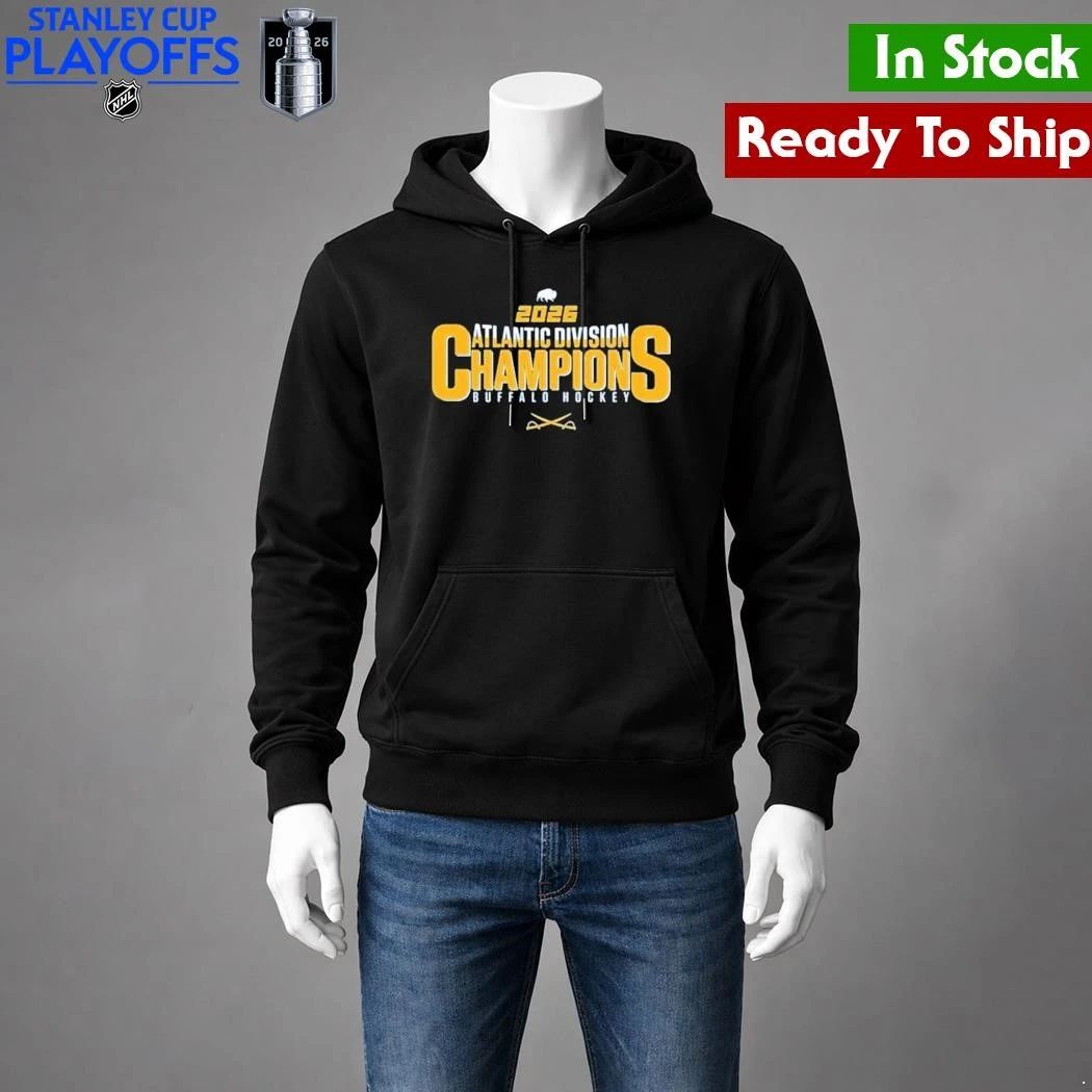 Buffalo Sabres hockey 2026 Atlantic Division Champions Shirt Unisex , , , Long Sleeve Tee