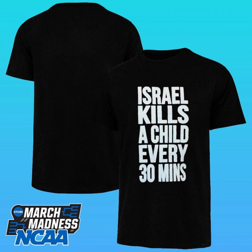 Israel Kills A Child Every 30 Mins Shirt Unisex , , , Long Sleeve Tee