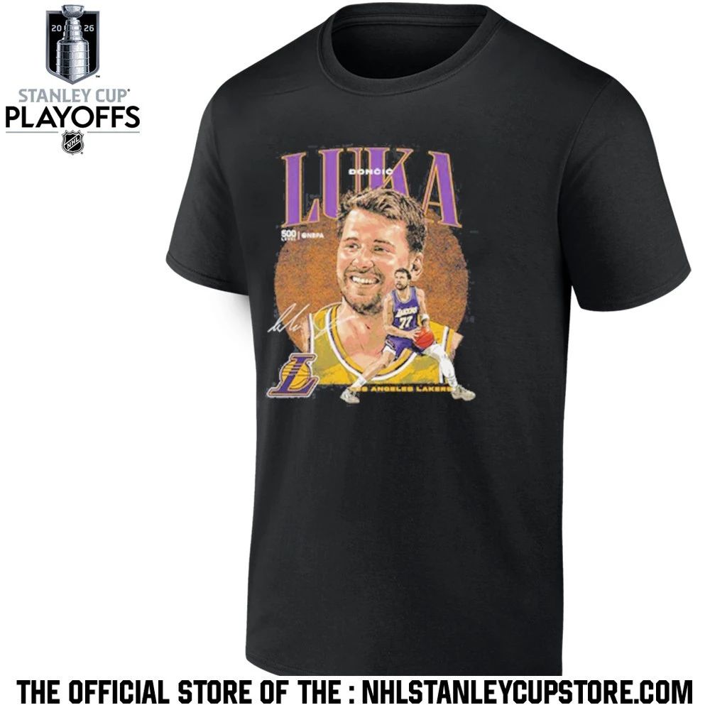 Luka Doncic Los Angeles Lakers Dual WHT Shirt Unisex , , , Long Sleeve Tee