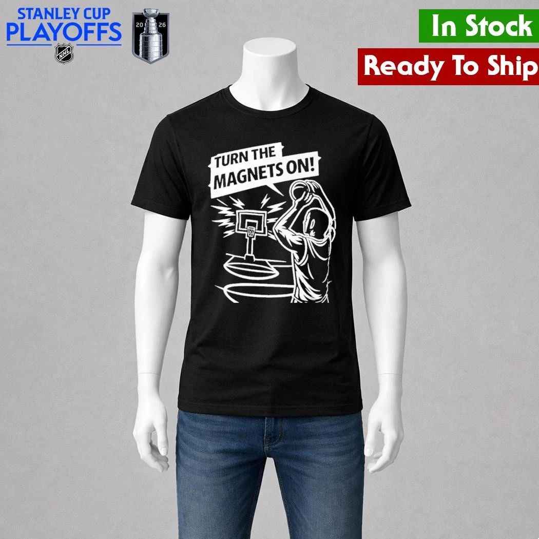 Turn The Magnets On Basketball Shirt Unisex , , , Long Sleeve Tee
