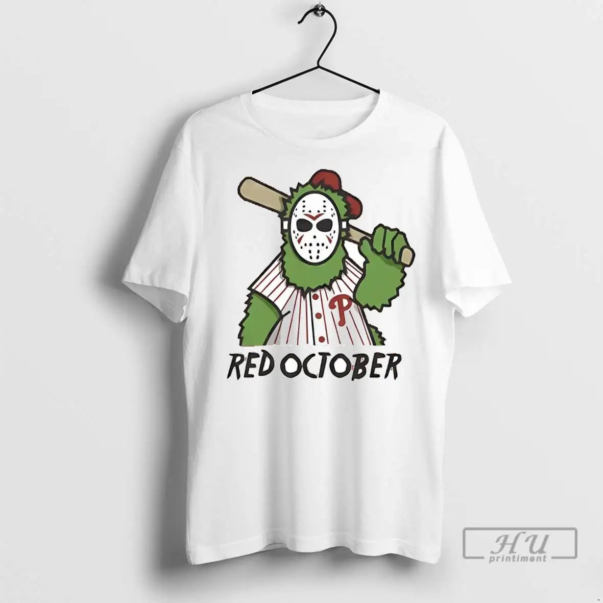 Officials Philadelphia Phillies Phanatic Jason Voorhees Red October T Shirts Unisex , , , Long Sleeve Tee