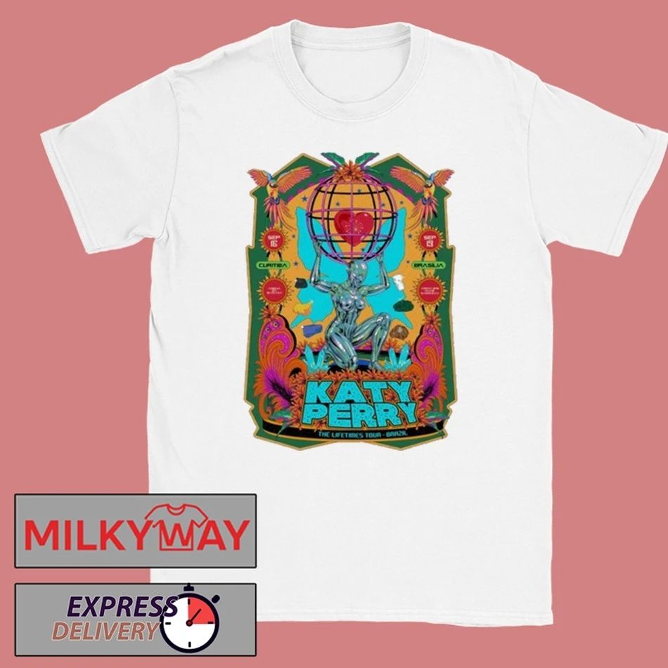 Katy Perry The Lifetimes Tour Brazil 2025 shirt Unisex , , , Long Sleeve Tee