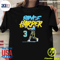 Bryce Harper Philadelphia Phillies Slugger Swing Number Shirt