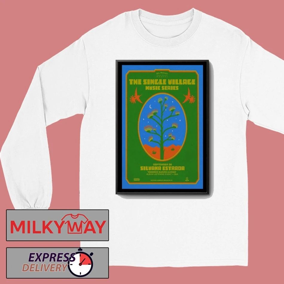 Silvana Estrada Tour Brooklyn, NY 09.28.2025 Poster shirt Unisex , , , Long Sleeve Tee