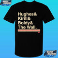 Minnesota Hockey Ampersand Hughes & Kirill & Boldy & The Wall Shirt Unisex , , , Long Sleeve Tee
