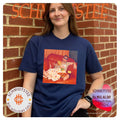Messi World Cup Argentina Lionel sitting on couch with trophy and pizza 2026 shirt