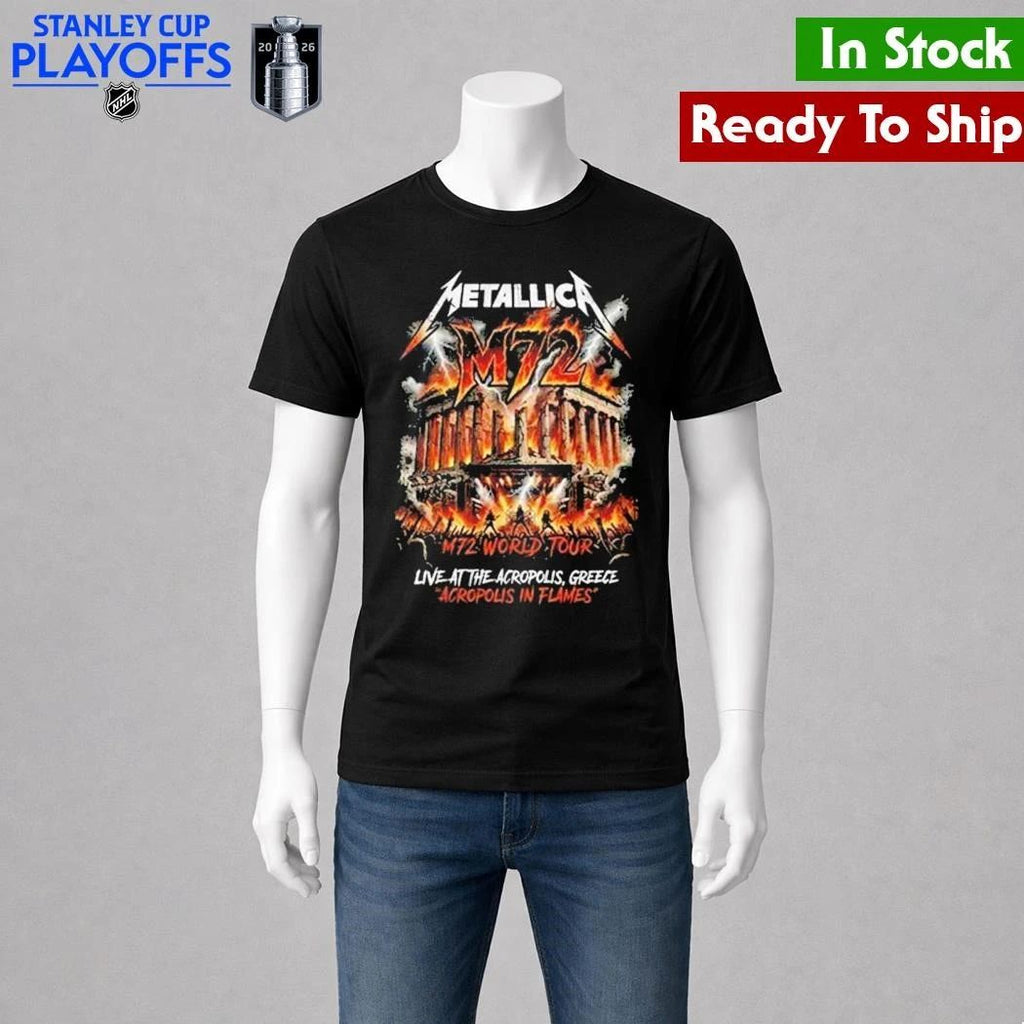Metallica M72 World Tour Athens Show At Olympic Stadium Greece Athens Invasion On May 9 2026 Shirt