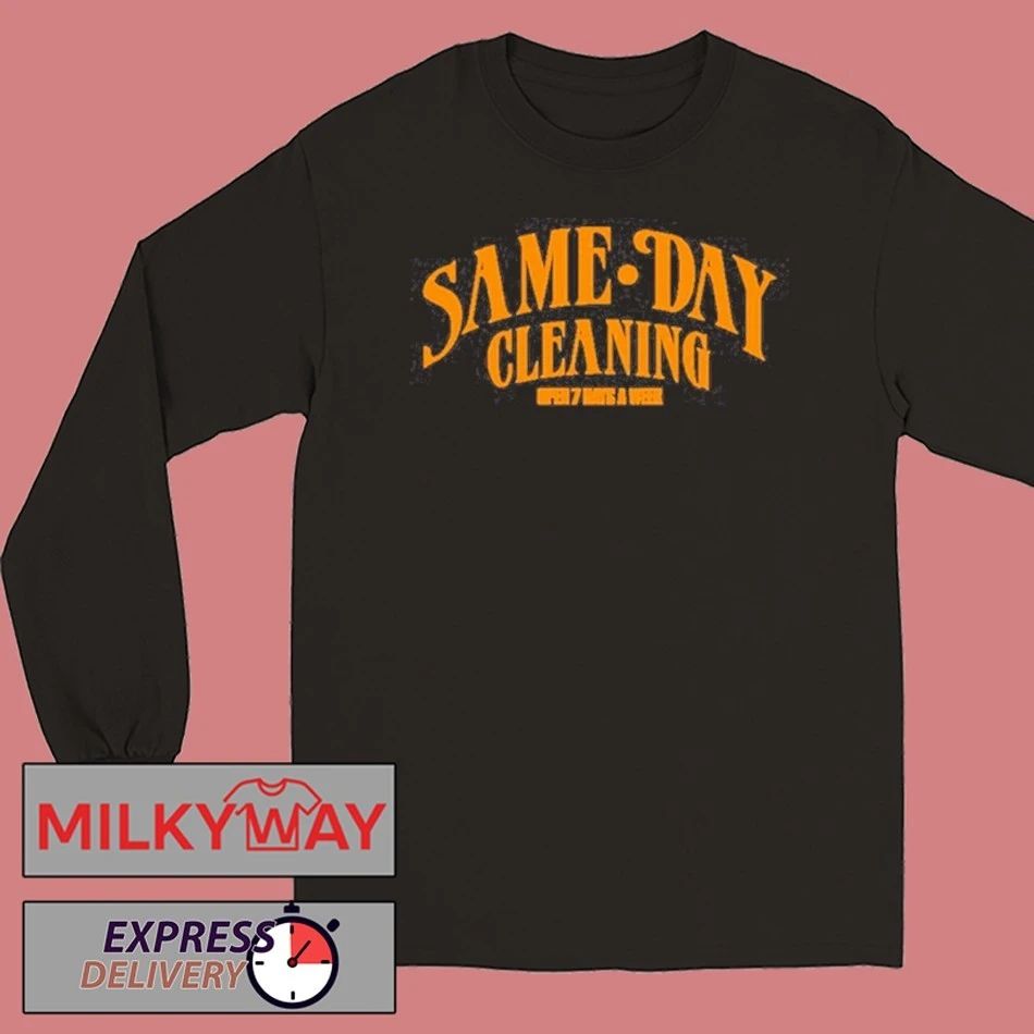 Sammy Virji Same Day Cleaning 2025 Shirt Unisex , , , Long Sleeve Tee