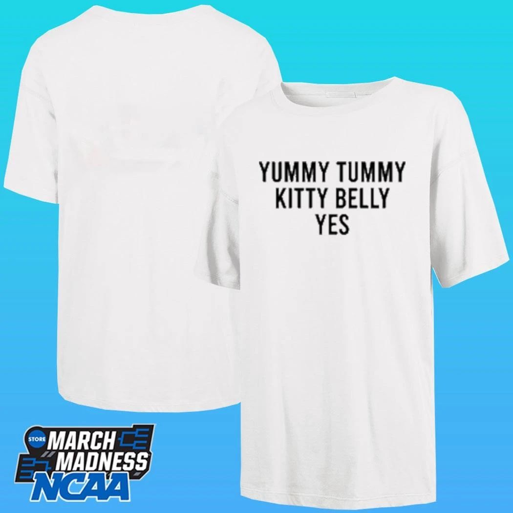 Yummy Tummy Kitty Belly Yes Shirt Unisex , , , Long Sleeve Tee