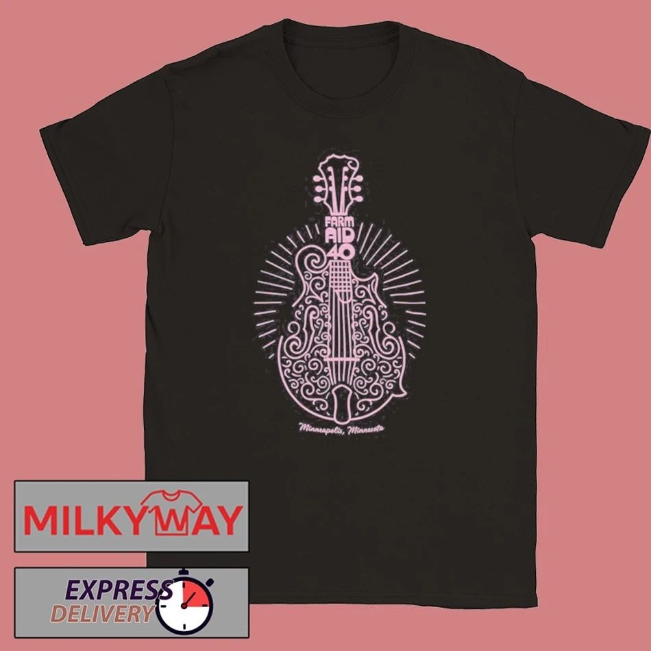 Farm Aid 40 Mandolin Unisex , , , Long Sleeve Tee
