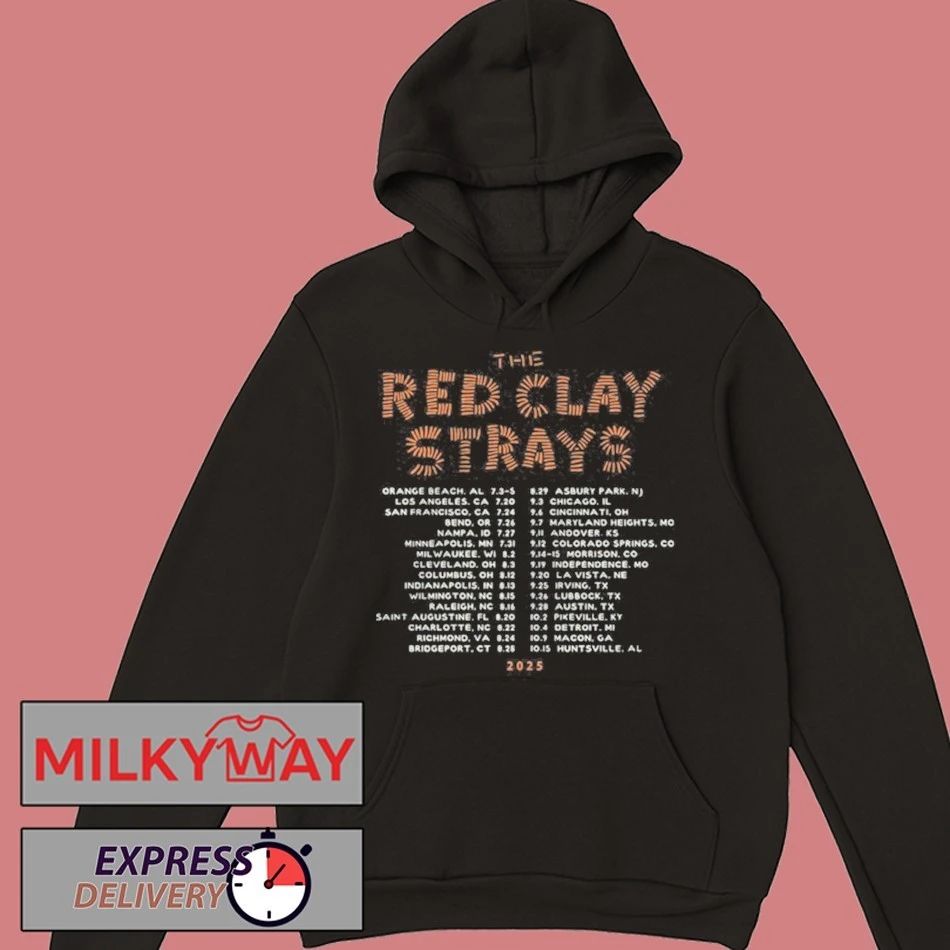 Red Clay Strays Get Right Tour Shirt Unisex , , , Long Sleeve Tee