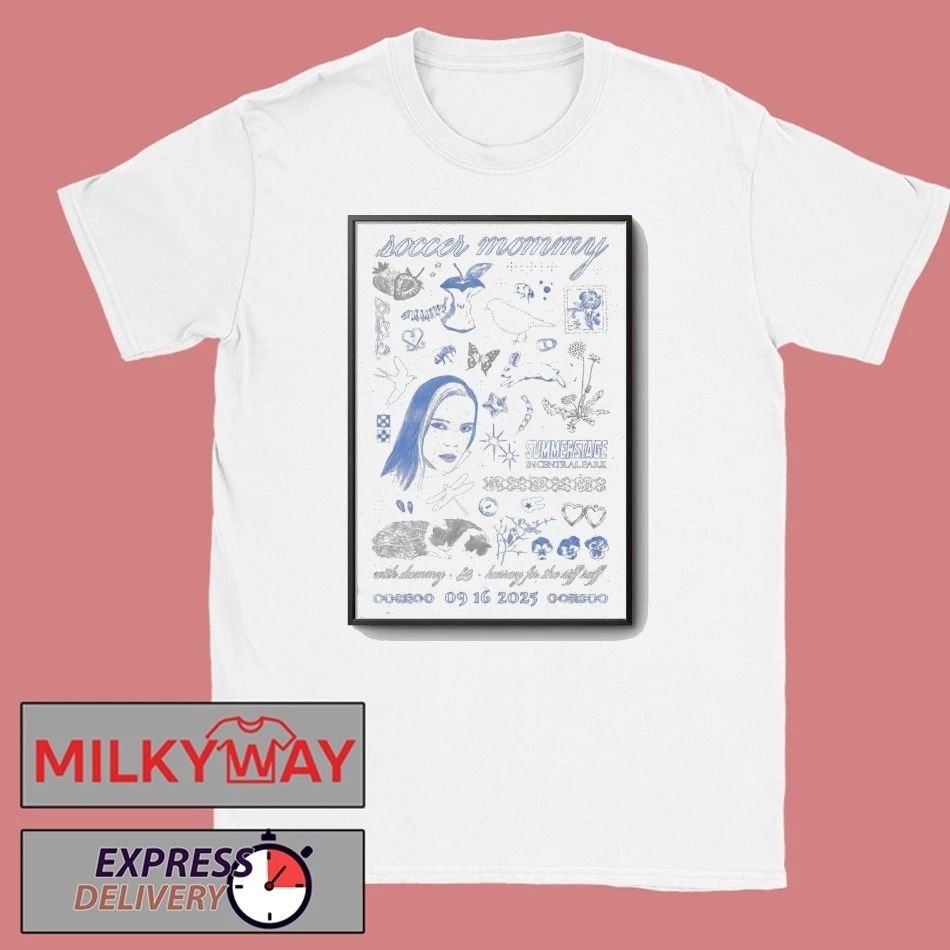 Soccer Mommy Sep 16 2025 SummerStage in Central Park New York NY Poster shirt Unisex , , , Long Sleeve Tee