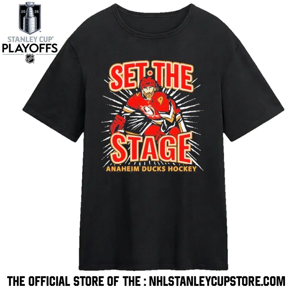 Anaheim Ducks Hockey Set The Stage Nhl Stanley Cup 2026 Shirt Unisex , , , Long Sleeve Tee