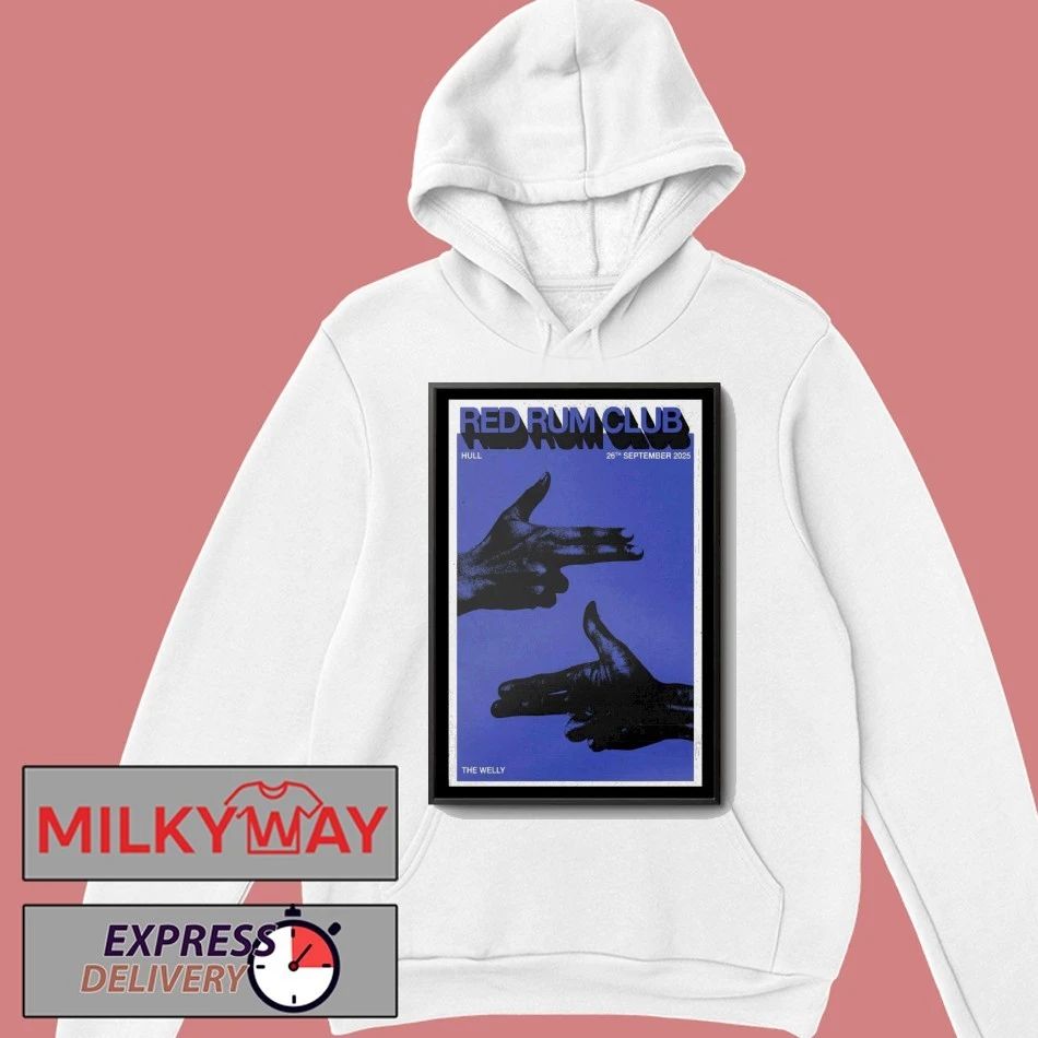 Red Rum Club Tour Hull 2025 Poster shirt Unisex , , , Long Sleeve Tee