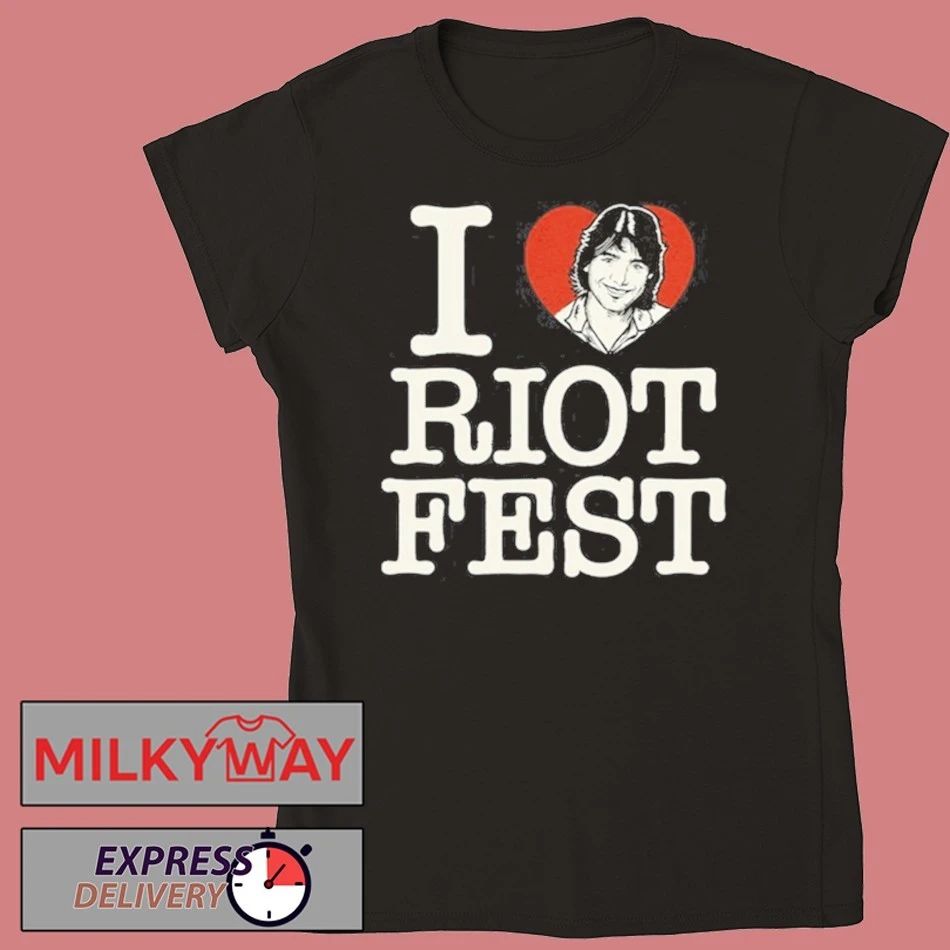 I Love Riot Fest 2025 shirt Unisex , , , Long Sleeve Tee