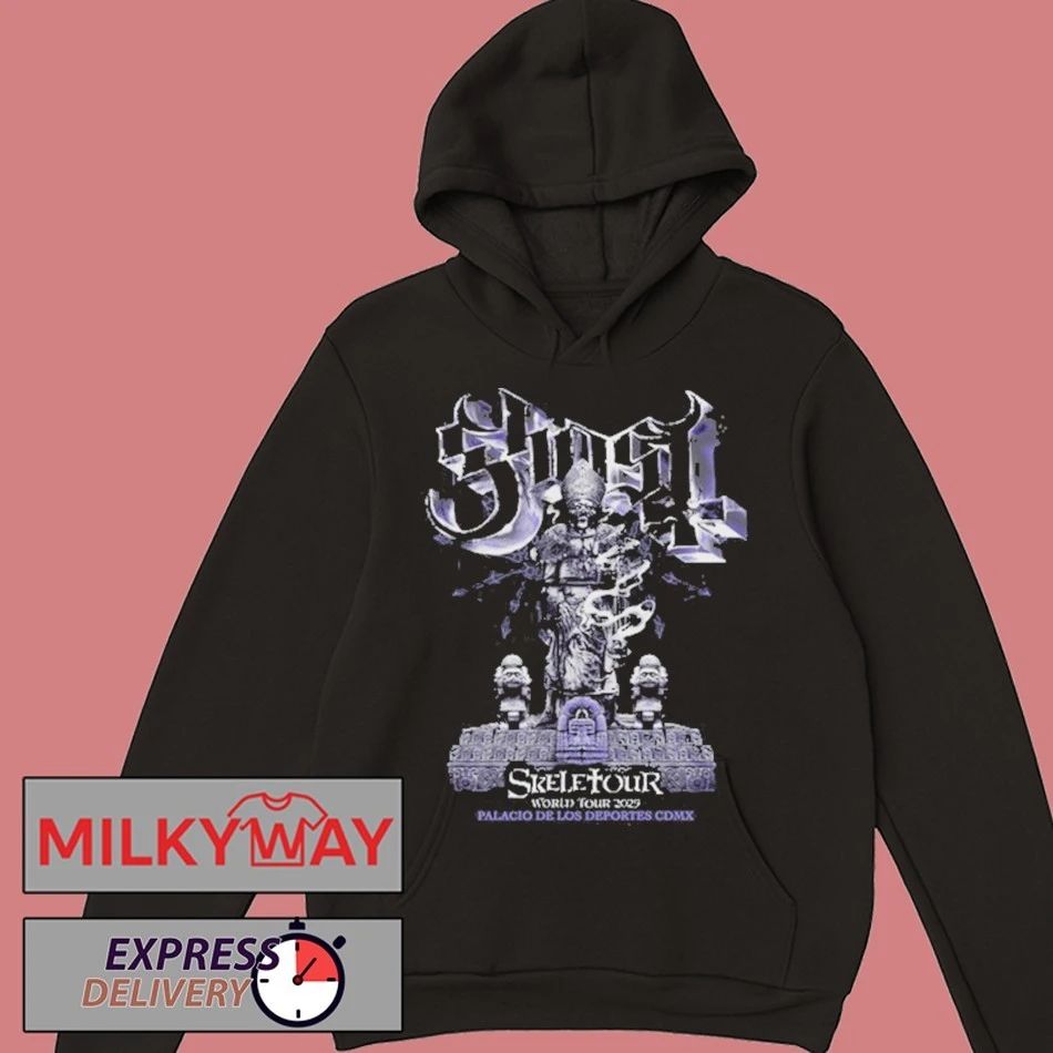 Ghost at Palacio de los Deportes, Mexico City Tour 2025 shirt Unisex , , , Long Sleeve Tee