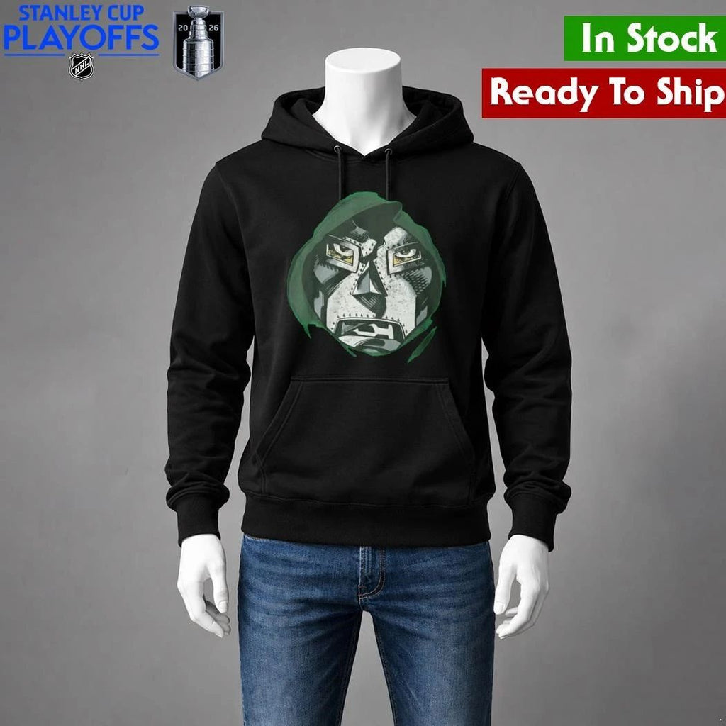 Robert Downey Jr Rocking a Doctor Doom Shirt Unisex , , , Long Sleeve Tee