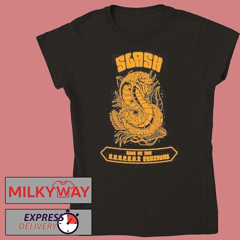Slash Live at the S.E.R.P.E.N.T. Festival 2025 Shirt Unisex , , , Long Sleeve Tee
