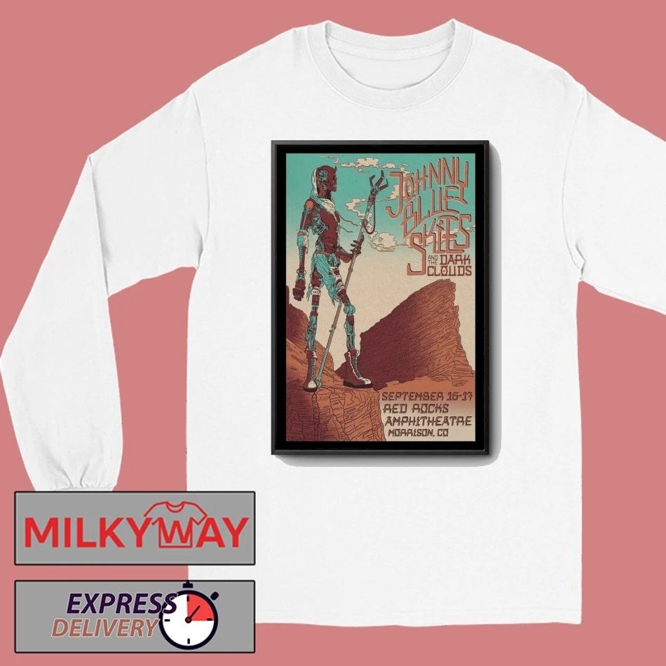 09.16.2025 Red Rocks Amphitheatre Johnny Blue Skies Poster shirt Unisex , , , Long Sleeve Tee