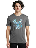 Crystal-Phoenix-1 Mens Graphic Tee, 100% Cotton, Casual Summer Wear Unisex , , , Long Sleeve Tee
