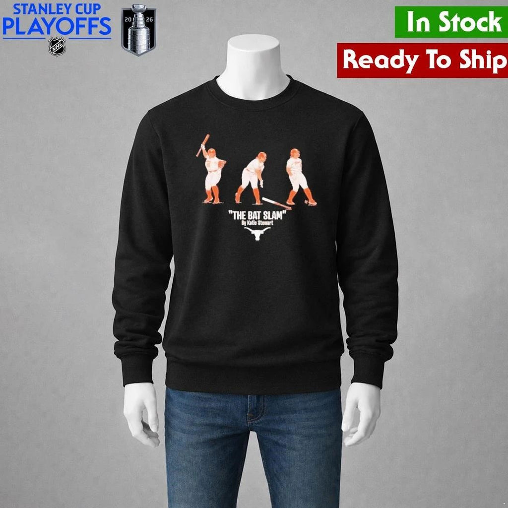 Texas Softball The Katie Stewart Bat Slam Shirt Unisex , , , Long Sleeve Tee